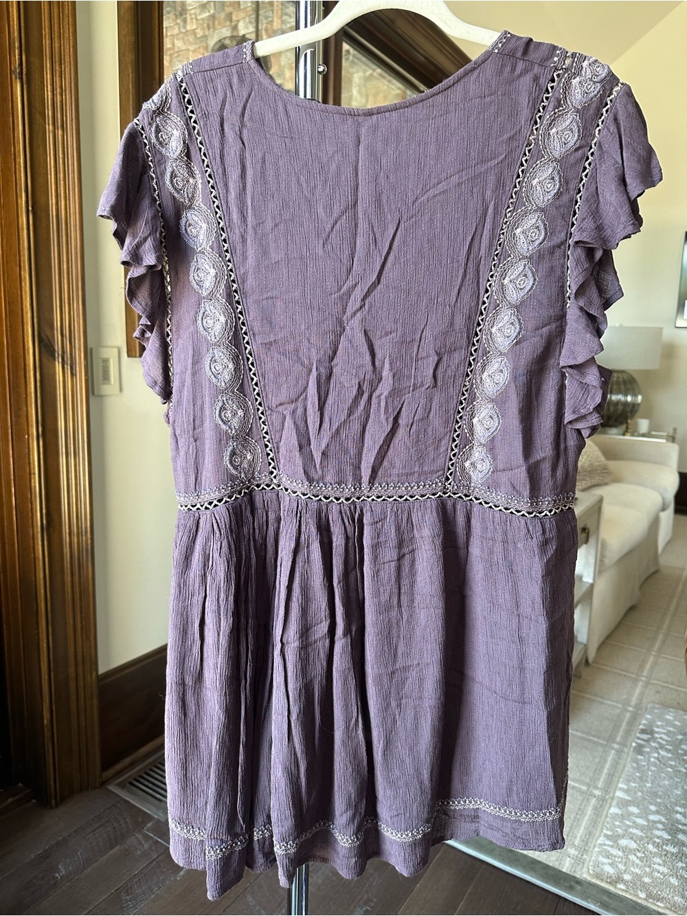 Free people Boho Embroidered Peasant Tunic Dress - Picture 3 of 4